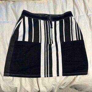 Black and White Skirt